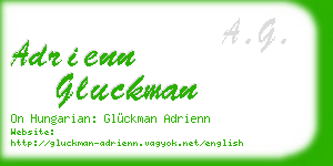 adrienn gluckman business card
